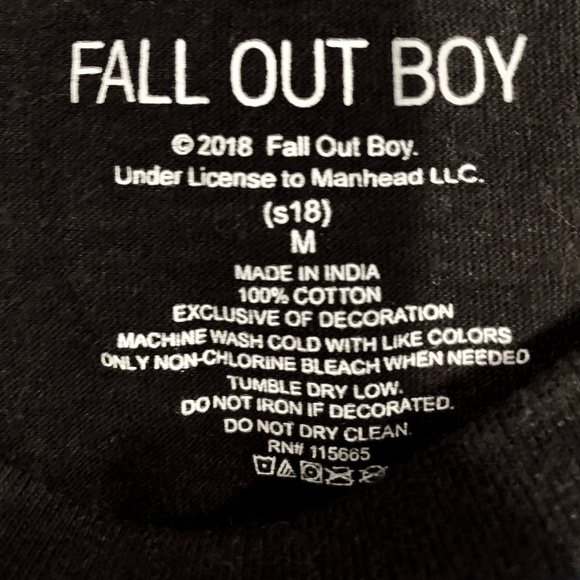 Fall Out Boy Athletic Mania T-Shirt Men's Size M - Picture 6 of 9